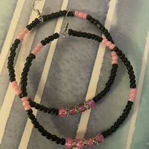 BlackPink Hoop Earrings